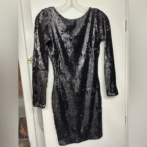 Black Sequin Dress the Population XS Cocktail dress